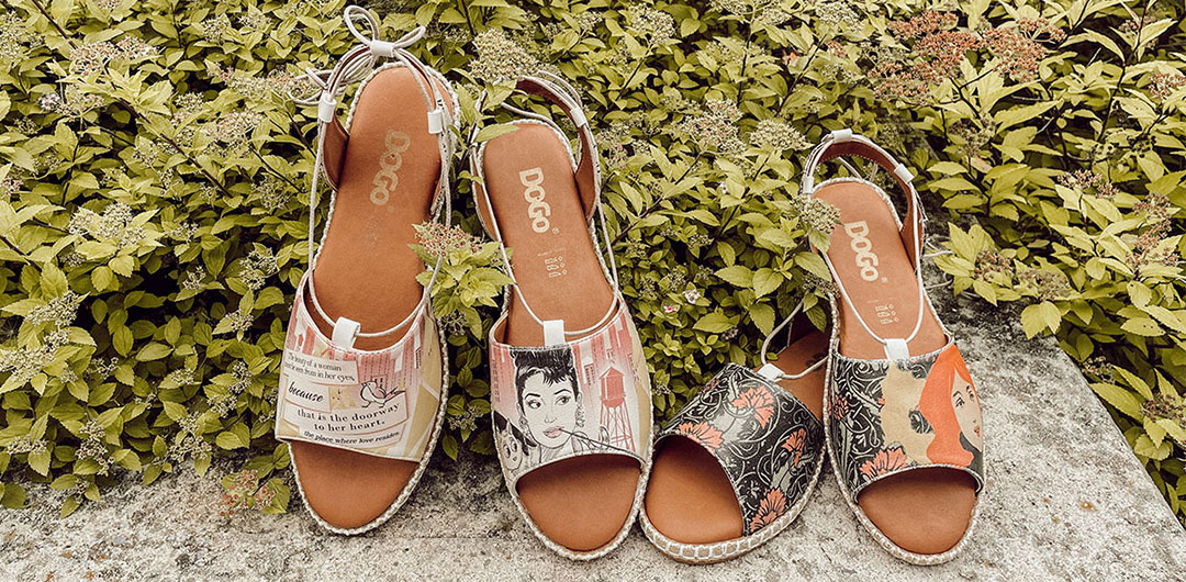 DOGO Hazel - Sommerliche Schuhe mit Comic