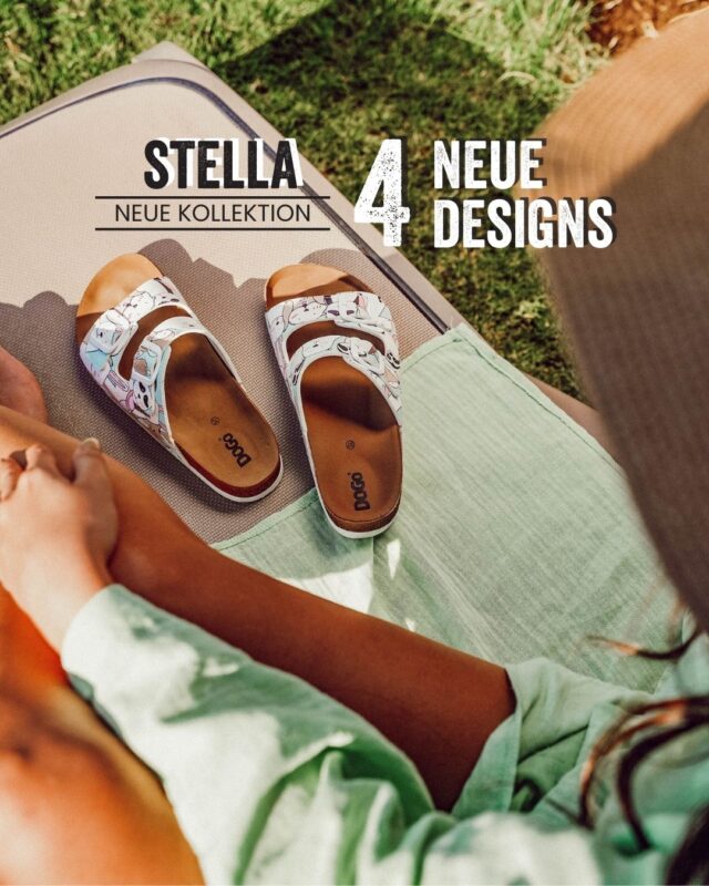 Hallo Sonne, hallo Stella☀️! Unsere beliebten Stella-Slides sind zurück!!! Diesmal in vier frischen Designs, die den Sommer an deine Füße bringen – 𝐞𝐢𝐧𝐟𝐚𝐜𝐡 𝐫𝐞𝐢𝐧𝐬𝐜𝐡𝐥ü𝐩𝐟𝐞𝐧 𝐮𝐧𝐝 𝐝𝐞𝐧 𝐒𝐨𝐦𝐦𝐞𝐫 𝐠𝐞𝐧𝐢𝐞ß𝐞𝐧!  Ü𝐛𝐫𝐢𝐠𝐞𝐧𝐬: Aktuell shoppst du unsere Modelle Stella und Lila versandkostenfrei 😉  Hast du sie bei uns im Shop schon entdeckt?  #dogogermany #dogoshoes #NewIn #NewDesigns #StellaKollektion #BuntUndVegan #SommerVibes #Fashionstyle #SandalenZeit #SommerLiebe #veganshoes