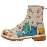 Bunte Boots mit schönen Motiven und kreativen Designs - Dogo Boots - Cat Lovers im DOGO Onlineshop bestellen!