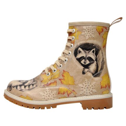 Bunte Boots mit schönen Motiven und kreativen Designs - Dogo Boots - Raccoon im DOGO Onlineshop bestellen!