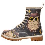 Bunte Boots mit schönen Motiven und kreativen Designs - Dogo Boots - Owls Family im DOGO Onlineshop bestellen!