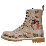 Bunte Boots mit schönen Motiven und kreativen...