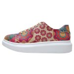 Bunte Sneaker mit schönen Motiven und kreativen...