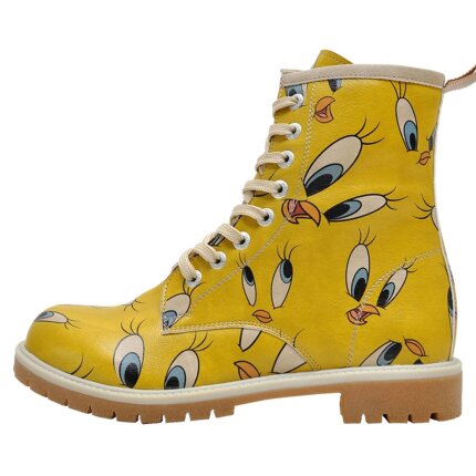 Bunte Boots mit schönen Motiven und kreativen Designs - Dogo Boots - Tweety in Yellow 39 im DOGO Onlineshop bestellen!
