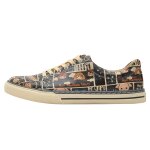 Bunte Sneaker mit schönen Motiven und kreativen...