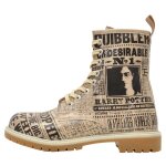 Bunte Boots mit schönen Motiven und kreativen Designs - Dogo Boots - Daily Prophet Harry Potter 38 im DOGO Onlineshop bestellen!