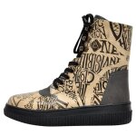 Bunte Sneaker Boots mit schönen Motiven und...