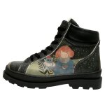 Bunte Boots mit schönen Motiven und kreativen...