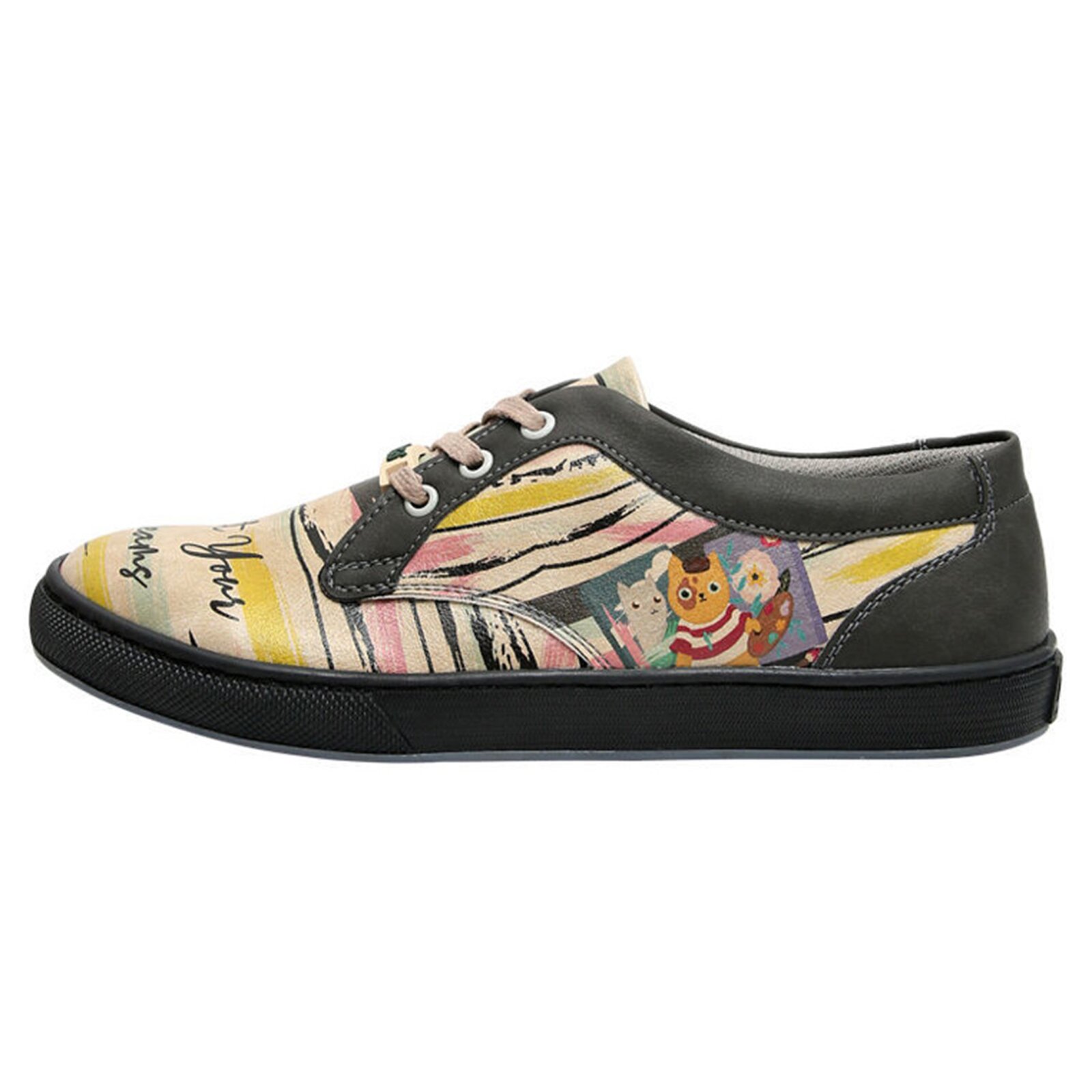 How to paint your shoes black sale