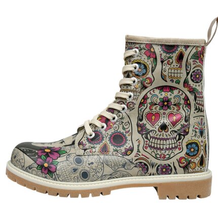 Bunte Boots mit schönen Motiven und kreativen Designs - Dogo Boots - Remembrance Of Frida Kahlo im DOGO Onlineshop bestellen!