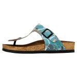 Bunte Sandalen mit schönen Motiven und kreativen...