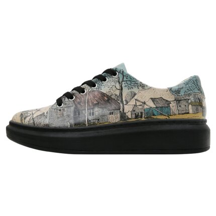 Bunte Sneaker mit schönen Motiven und kreativen Designs - Dogo Myra - Back In Town im DOGO Onlineshop bestellen!