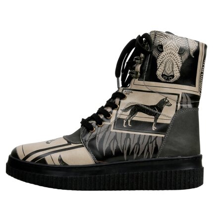 Bunte Sneaker Boots mit schönen Motiven und kreativen Designs - Dogo Future Boots - Bad Boy im DOGO Onlineshop bestellen!