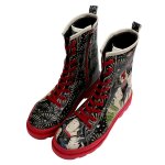 Bunte Boots mit schönen Motiven und kreativen Designs -...