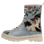 Bunte Boots mit schönen Motiven und kreativen...