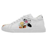 Bunte Sneaker mit schönen Motiven und kreativen...