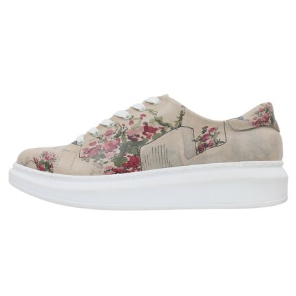 Bunte Sneaker mit schönen Motiven und kreativen Designs - Dogo Myra - Paperflower im DOGO Onlineshop bestellen!