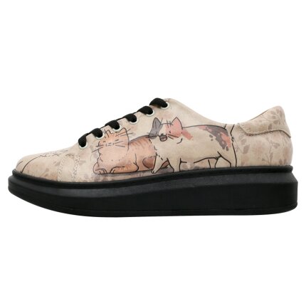 Bunte Sneaker mit schönen Motiven und kreativen Designs - Dogo Myra - Trouble Makers im DOGO Onlineshop bestellen!