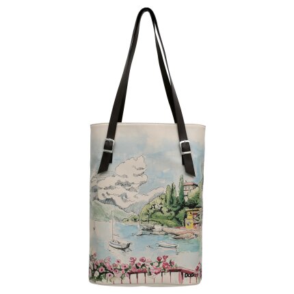 Bunte Taschen mit schönen Motiven und kreativen Designs - Dogo Tall Bag - Lago di Como im DOGO Onlineshop bestellen!