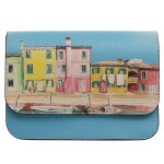 Bunte Taschen mit schönen Motiven und kreativen Designs - Dogo Y Generation Clutch - Burano Island im DOGO Onlineshop bestellen!