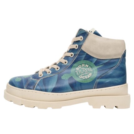 Bunte Boots mit schönen Motiven und kreativen Designs - DOGO Adriana - Born To Travel In The Ocean im Onlineshop bestellen!