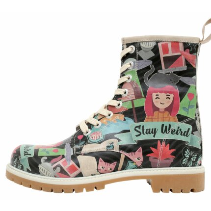 Bunte Boots mit schönen Motiven und kreativen Designs - Dogo Boots - Stay Weird im DOGO Onlineshop bestellen!
