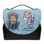 Bunte Taschen mit schönen Motiven und kreativen Designs - Dogo Handy Bag - I Have Cattitude im DOGO Onlineshop bestellen!
