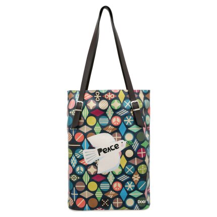 Bunte Taschen mit schönen Motiven und kreativen Designs - Dogo Tall Bag - Peace im DOGO Onlineshop bestellen!
