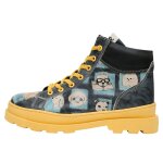 Bunte Boots mit schönen Motiven und kreativen...