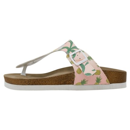 Bunte Sandalen mit schönen Motiven und kreativen Designs - DOGO Lila - Queen of the Beach im DOGO Onlineshop bestellen!