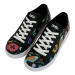 Ace Sneakers - Flowers & Birds BLACK