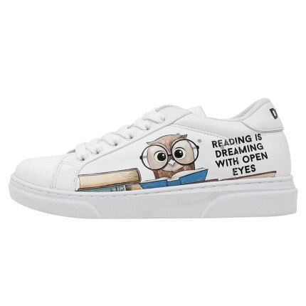 Bunte Sneaker mit schönen Motiven und kreativen Designs - Ace Sneakers Kids - The Wise Owl im DOGO Onlineshop