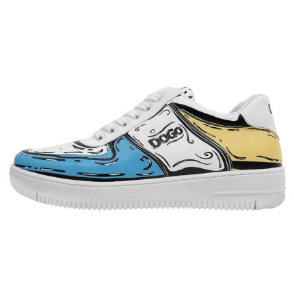 Bunte Sneaker mit schönen Motiven und kreativen Designs - Dice Sneakers - Dogo Sketch im DOGO Onlineshop