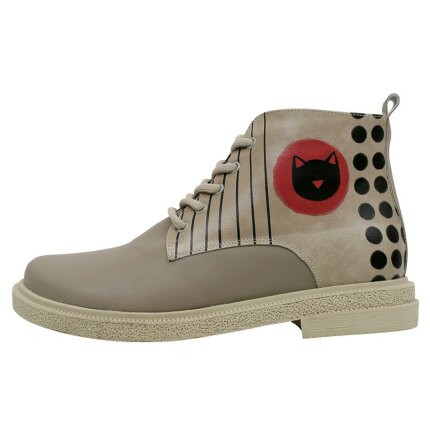 Bunte Victoria Boots mit schönen Motiven und kreativen Designs - Dogo Victoria Boots - Dots and Cats im DOGO Onlineshop bestellen!