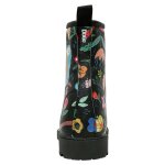 DOGO Boots - Flower & Birds BLACK