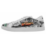 Bunte Sneaker mit schönen Motiven und kreativen...