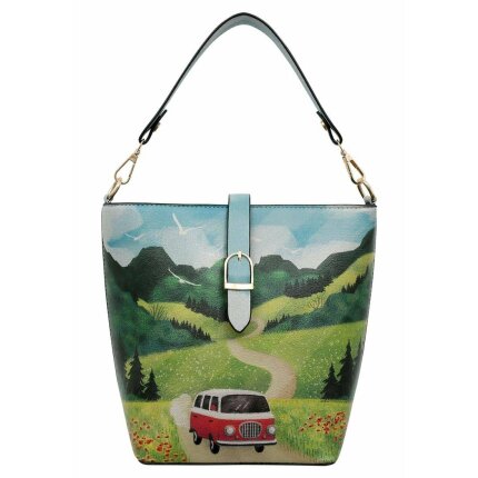 Bunte Taschen mit schönen Motiven und kreativen Designs - DOGO Bucket Bag - Blissful Journey im DOGO Onlineshop bestellen!
