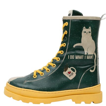 Bunte Boots mit schönen Motiven und kreativen Designs - Dogo Gisele - I do what I want im DOGO Onlineshop bestellen!