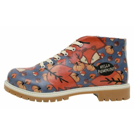 Bunte Sneaker mit schönen Motiven und kreativen Designs - Dogo Myra - Hello Pumpkin im DOGO Onlineshop bestellen!