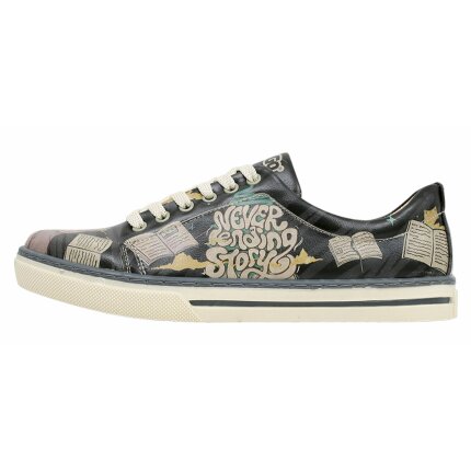 Bunte Sneaker mit schönen Motiven und kreativen Designs - Dogo Sneaker - Never ending story im DOGO Onlineshop bestellen!