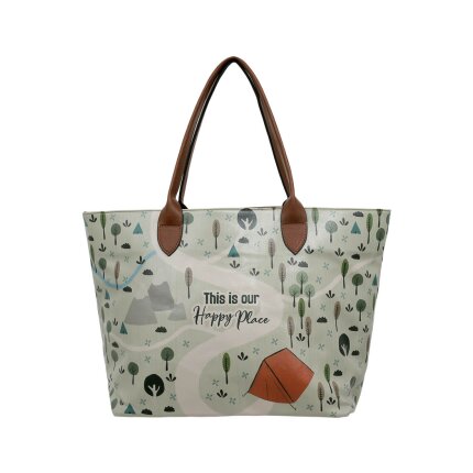Bunte Taschen mit schönen Motiven und kreativen Designs - DOGO Weekender - This is Our Happy Place im DOGO Onlineshop bestellen!