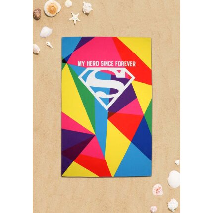 Bunte Mare Strandtuch mit schönen Motiven und kreativen Designs - DOGO Mare Strandtuch My Hero Since Forever Superman im DOGO Onlineshop bestellen!