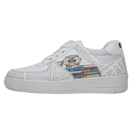 Bunte Sneaker mit schönen Motiven und kreativen Designs - Dice Sneakers - The Wise Owl im DOGO Onlineshop