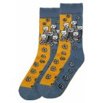 Bunte Socken mit schönen Motiven und kreativen...