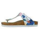 Bunte Sandalen mit schönen Motiven und kreativen Designs - DOGO Lila - Abstract Leaves im DOGO Onlineshop bestellen!