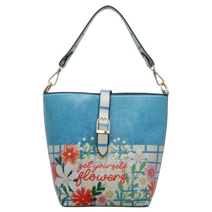 Bunte Taschen mit schönen Motiven und kreativen Designs - DOGO Bucket Bag - Get Yourself Flowers im DOGO Onlineshop bestellen!