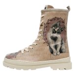Bunte Boots mit schönen Motiven und kreativen...
