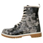 Bunte Boots mit schönen Motiven und kreativen...