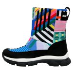 Bunte Boots mit schönen Motiven und kreativen...