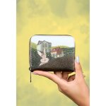 Bunte Geldbörsen mit schönen Motiven und...